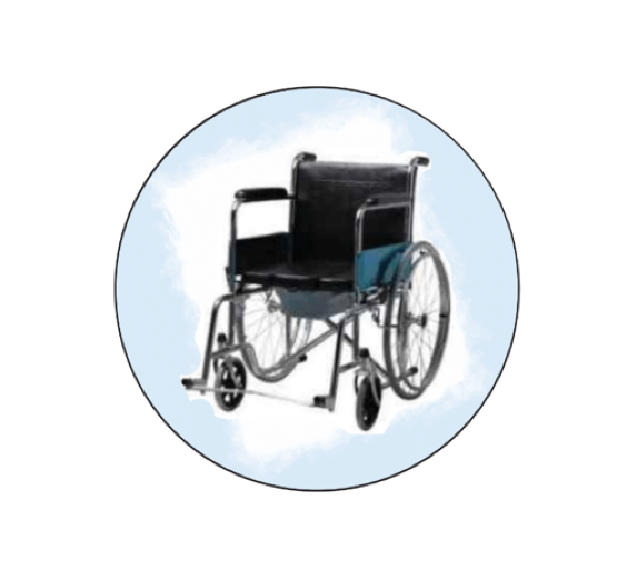 Albro Commode Wheelchair 2681