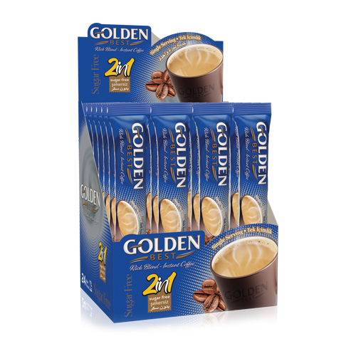 Golden Best Sugar-Free Instant Coffee 2in1 18G (24 pcs)