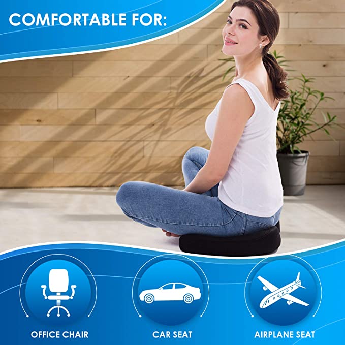 Albro Orthopedic Memory Foam Set Seat & Back Support Cushions