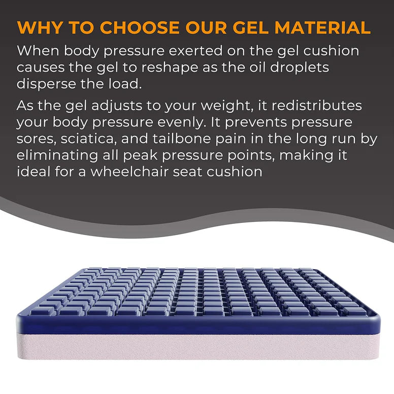 Albro Gel Wheelchair Seat Cushion