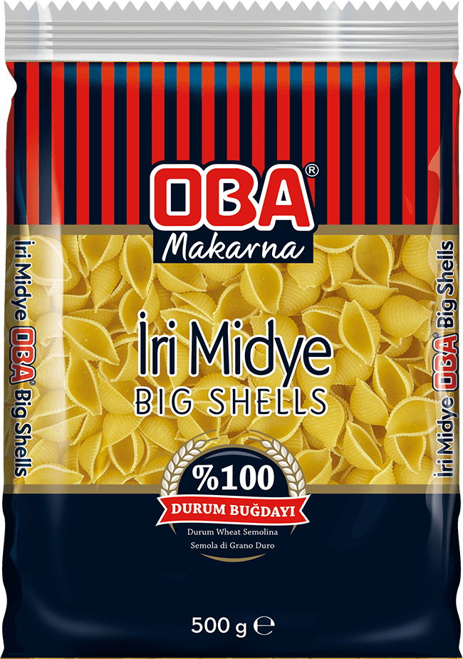 OBA Makarna Big Shells Pasta 400G