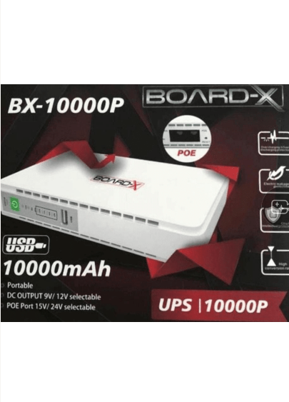 Board-X Mini POE UPS BX-10000P