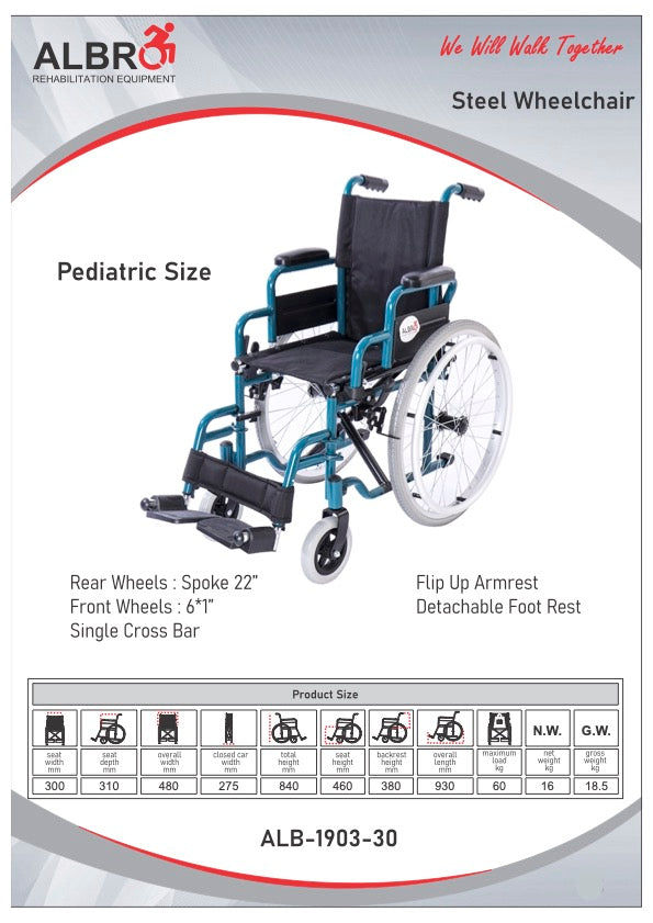 Albro Steel Wheelchair 1903