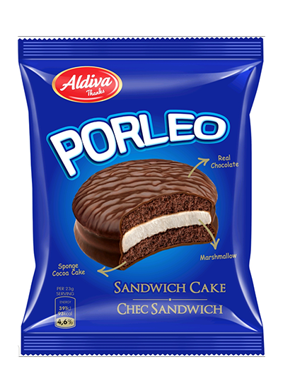 Aldiva Thanks Porleo Sandwich Cake 23G (24 pcs)