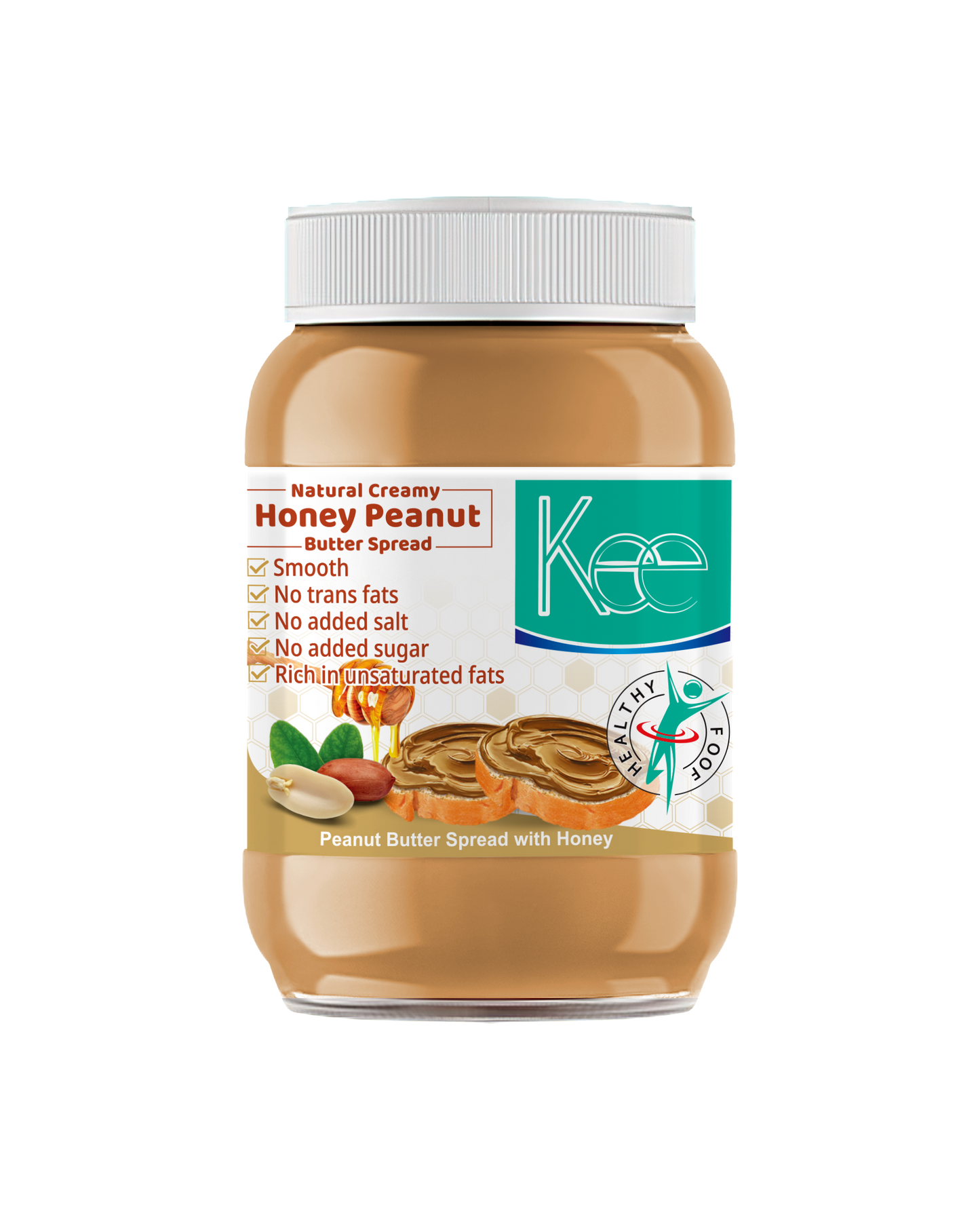 Kee Natural Creamy Honey Peanut Butter Spread 350G