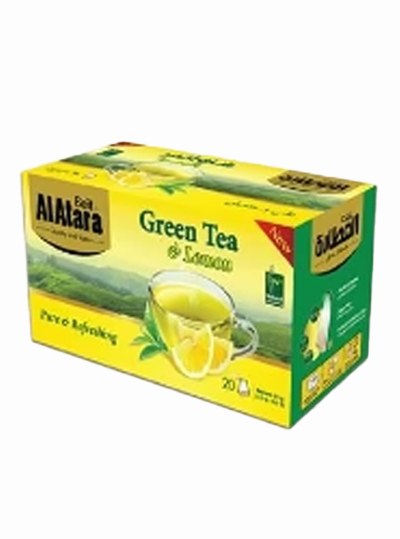 Beit Al Atara Green Tea & Lemon شاي أخضر بالليمون (20 pcs)