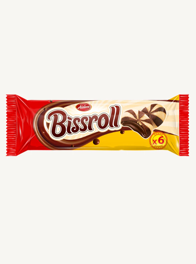 Aldiva Bissroll Mosaic Biscuit With Cocoa And Hazelnut Cream 42G (24 pcs)