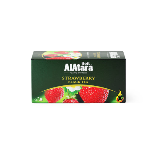 Beit Al Atara Strawberry Black Tea شاي أسود بنكهة الفراولة (20 pcs)