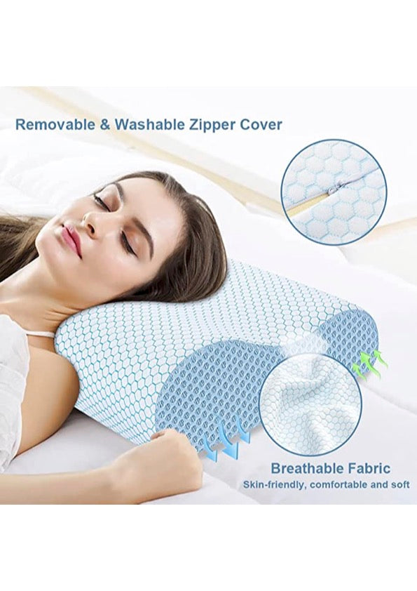 Albro Contour Cervical Memory Foam Pillow