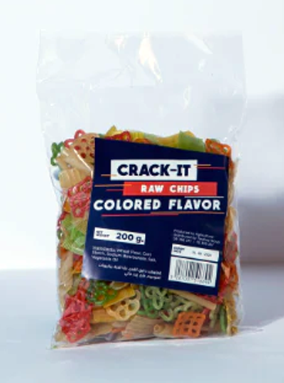 CRACK-IT Raw Chips Colored Flavor 200G