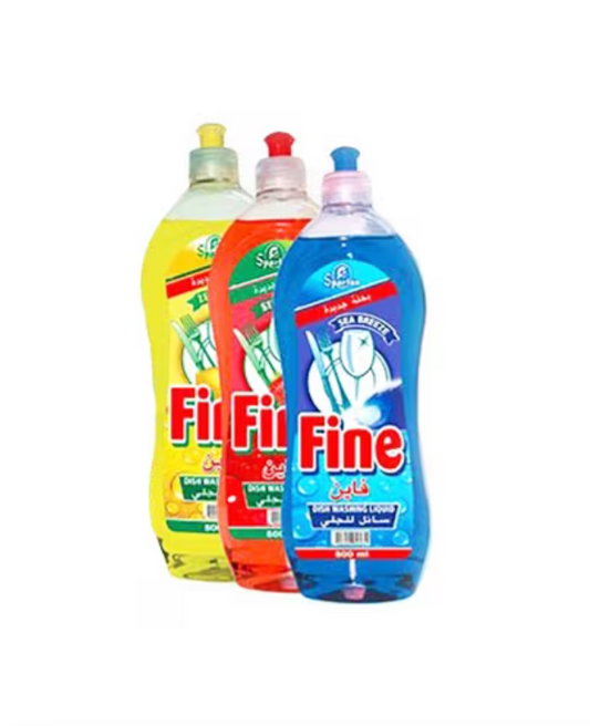 Spartan Fine 3 Bottles Dishwashing Liquid 800ML