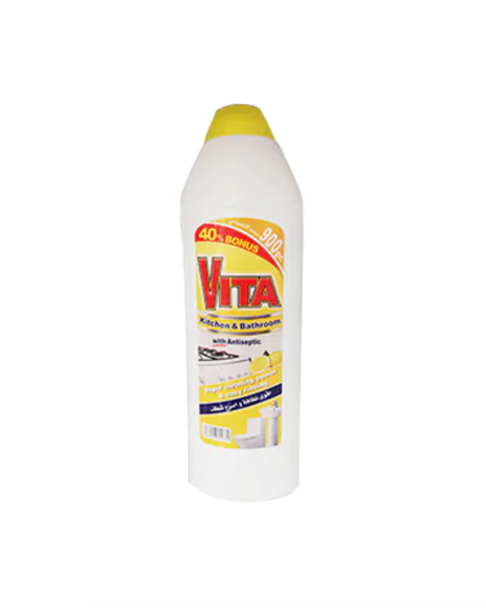 Spartan Vita Kitchen & Bathroom Disinfectant Lemon 900ML