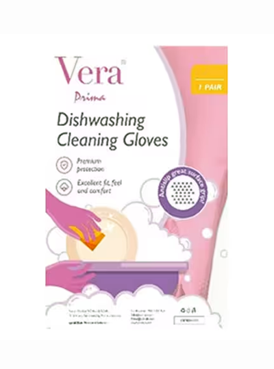 Vera Prima Dishwashing Cleaning Gloves