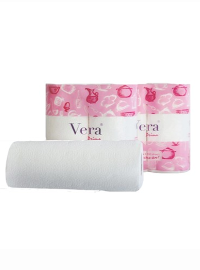 Vera Prima Kitchen Roll 160 Sheets (6 pcs)