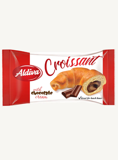 Aldiva Croissant with Chocolate Cream 30G (24 pcs)