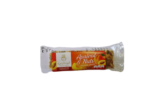 Abou Naji Sugar Free Apricot & Nuts Bar 40G (16 pcs)