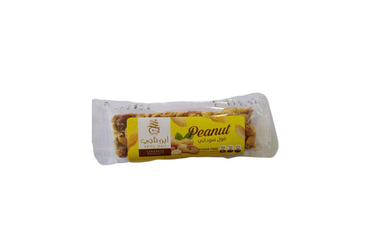 Abou Naji Sugar Free Peanut Bar 40G (16 pcs)