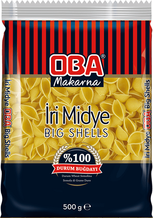 OBA Makarna Big Shells Pasta 400G