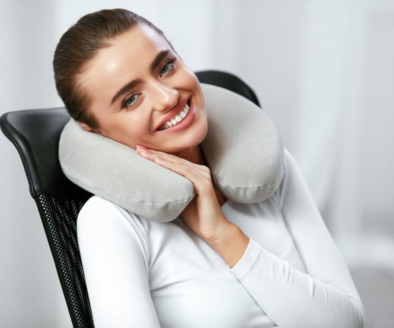 Medizana Memory Foam Neck Cushion Travel Pillow