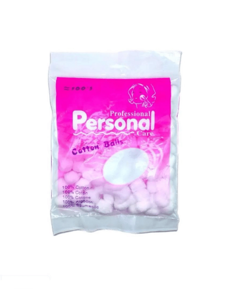 Professional Personal Care Cotton Balls (100 pcs)