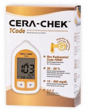 Cera-Chek 1 Code Glucometer