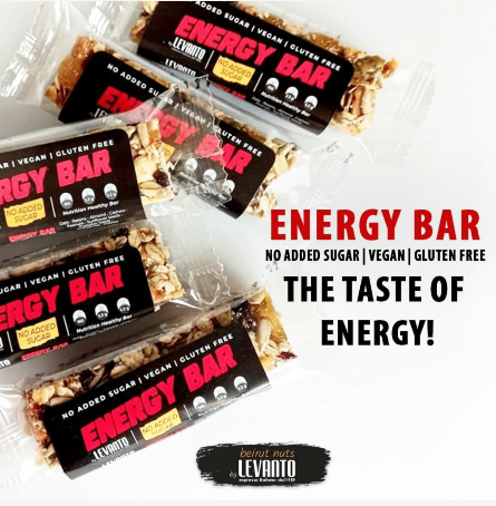 Levanto Sugar Free Energy Bar 40G (24 pcs)