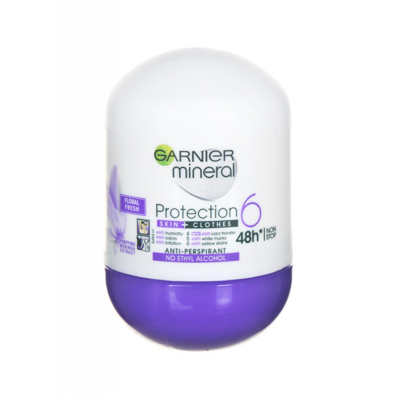 Garnier Mineral Protection 6 Floral Fresh Roll-on for Women 50ML