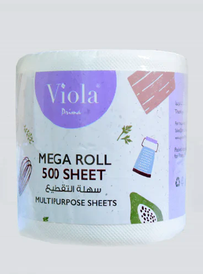 Viola Prima Mega Kitchen Roll 500 Sheets