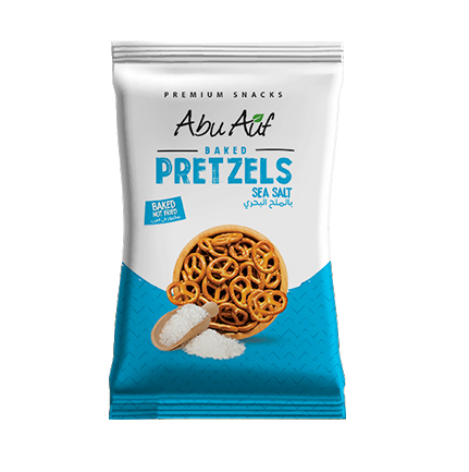 Abu Auf Baked Pretzels Sea Salt (24 pcs)