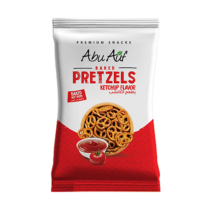 Abu Auf Baked Pretzels Ketchup (24 pcs)