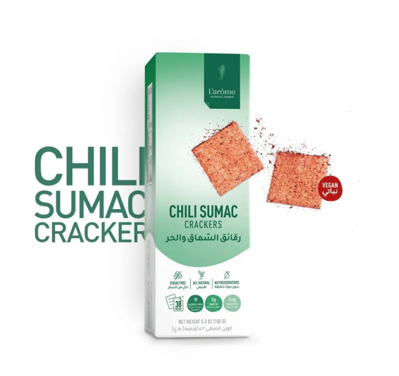 L'arôme Chili Sumac Crackers 150G