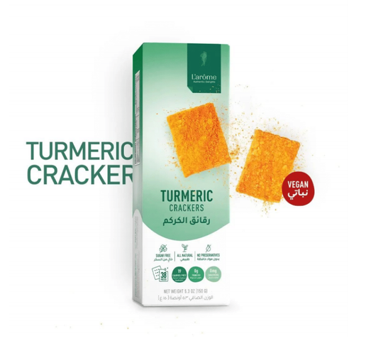 L'arôme Turmeric Crackers 150G