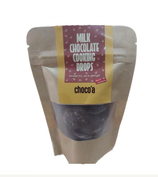 Choco'a Chocolate Cooking Drops 75G