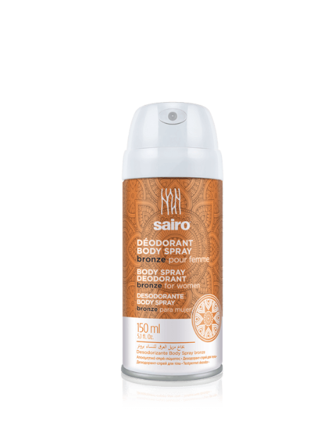 Sairo Body Spray Deodorant Bronze for Women 150ML