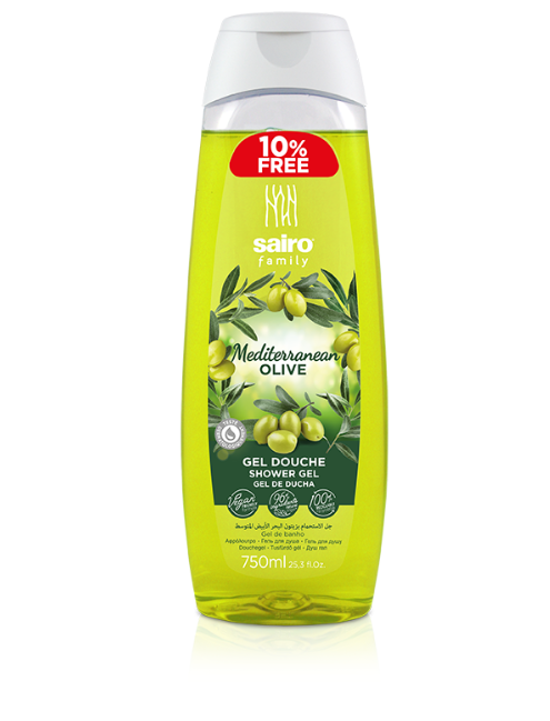 Sairo Mediterranean Olive Shower Gel 750ML