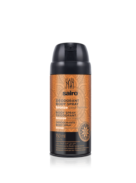 Sairo Body Spray Deodorant Bronze for Men 150ML